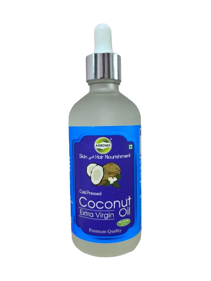 Agronix Combo of Cold Pressed Extra Virgin Coconut Nariyal Oil (200ML)& Cold Pressed Sesame Oil (100ML)